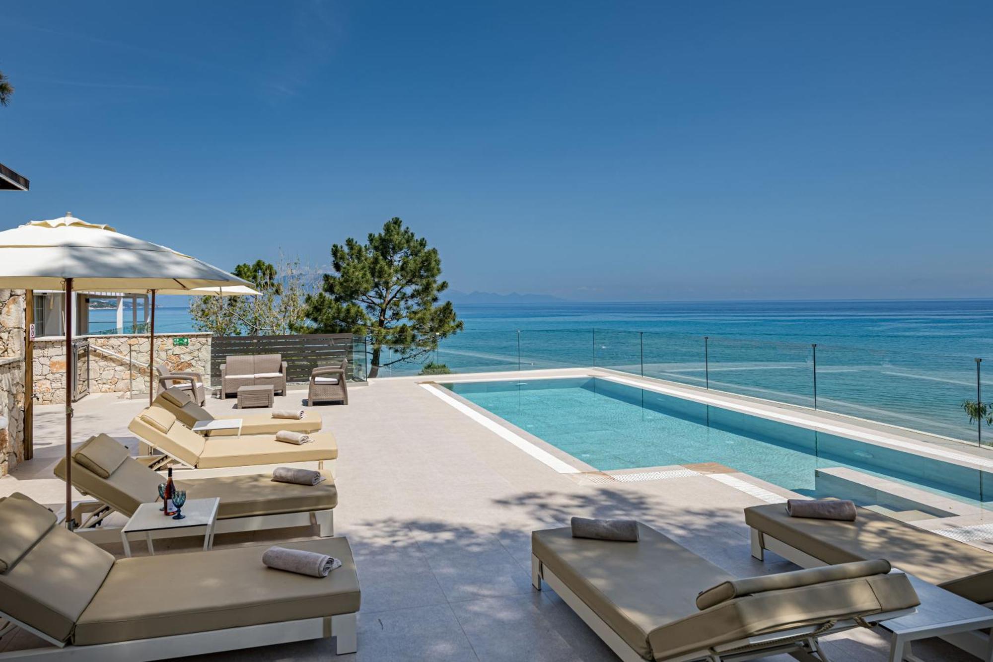 Addimare Sea View Villa, And Events Venue Alykes  Exterior photo