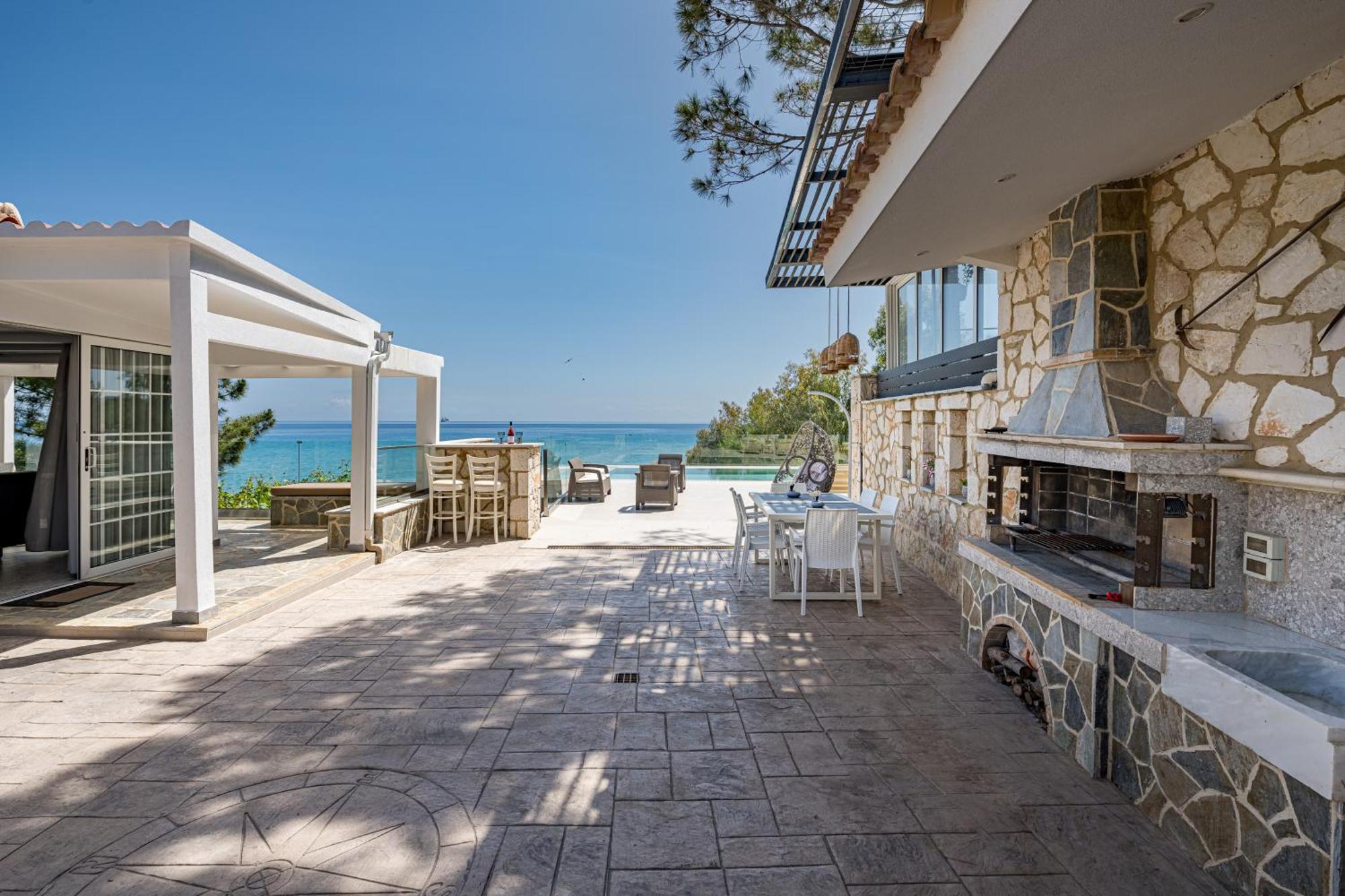 Addimare Sea View Villa, And Events Venue Alykes  Exterior photo